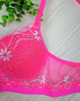 CONJUNTO REFORÇADO DE RENDA PINK